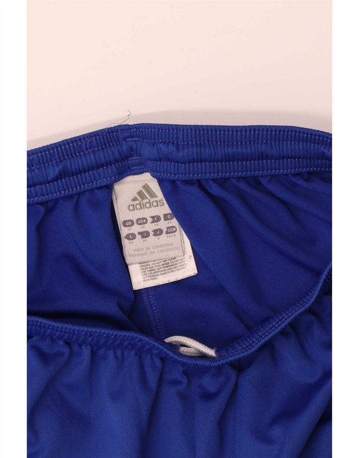 Adidas Herren Climalite Graphic Sport Shorts Mittelblaues Polyester