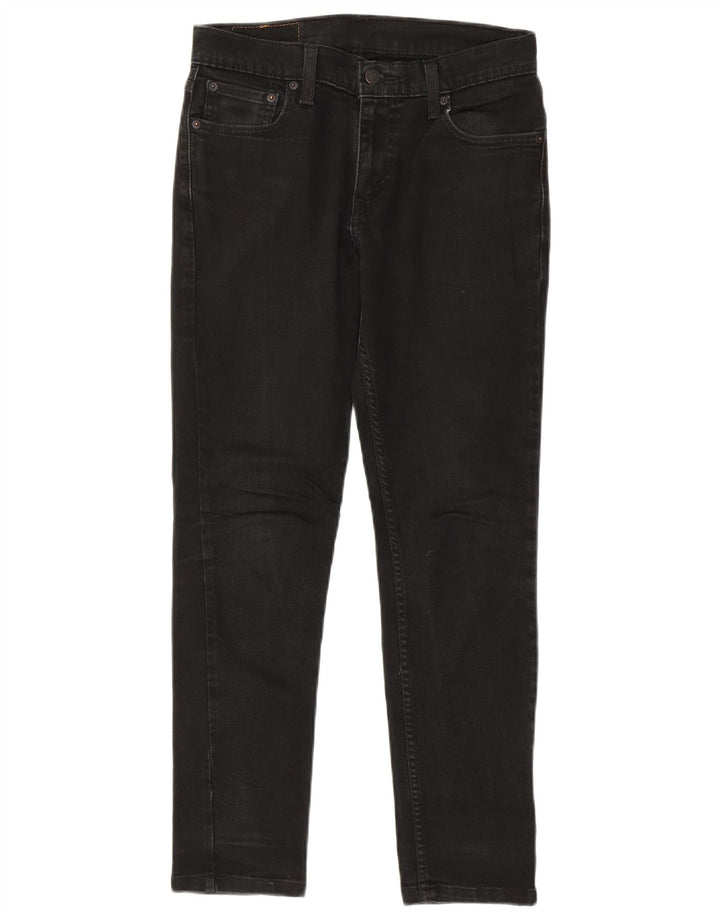 Levi's Herren 511 Slim Jeans W30 L29 schwarze Baumwolle