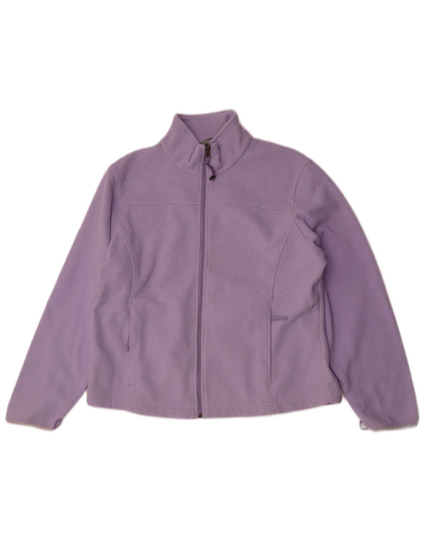 L.L.Bean Damen Liner Fleecejacke UK 16 Large Lila