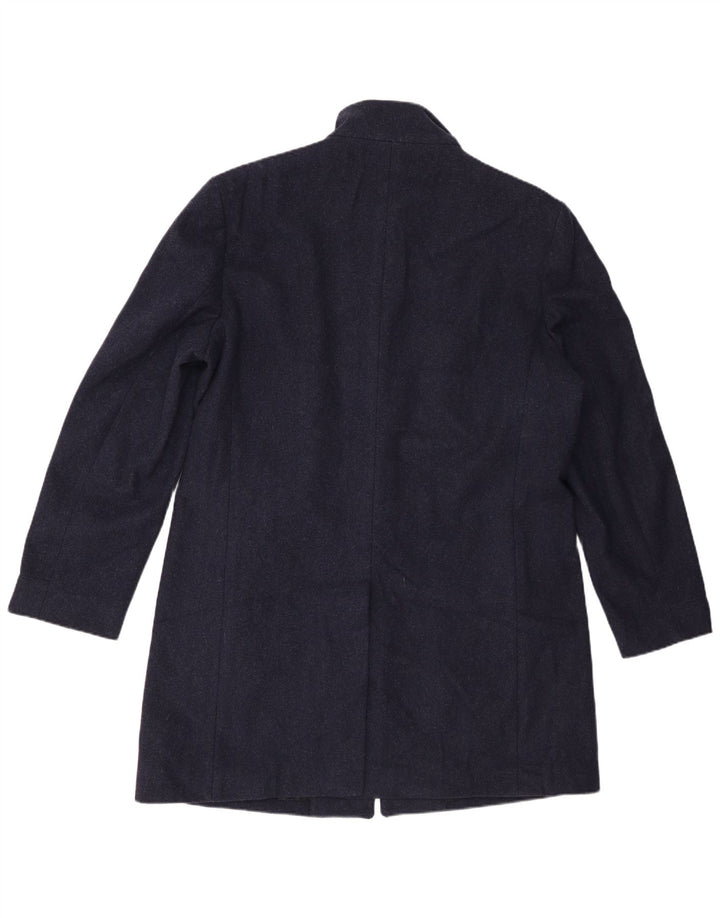 Marks & Spencer Herrenmantel UK 42 XL Marineblaue Wolle