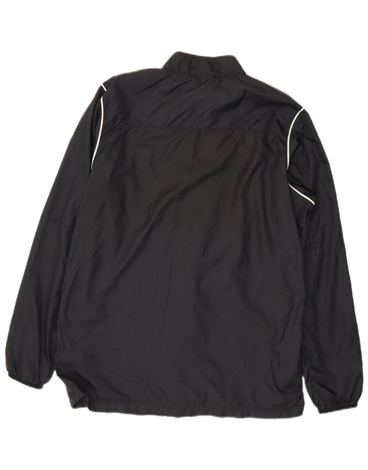 NIKE Mens Rain Jacket UK 40 Large Black Polyester