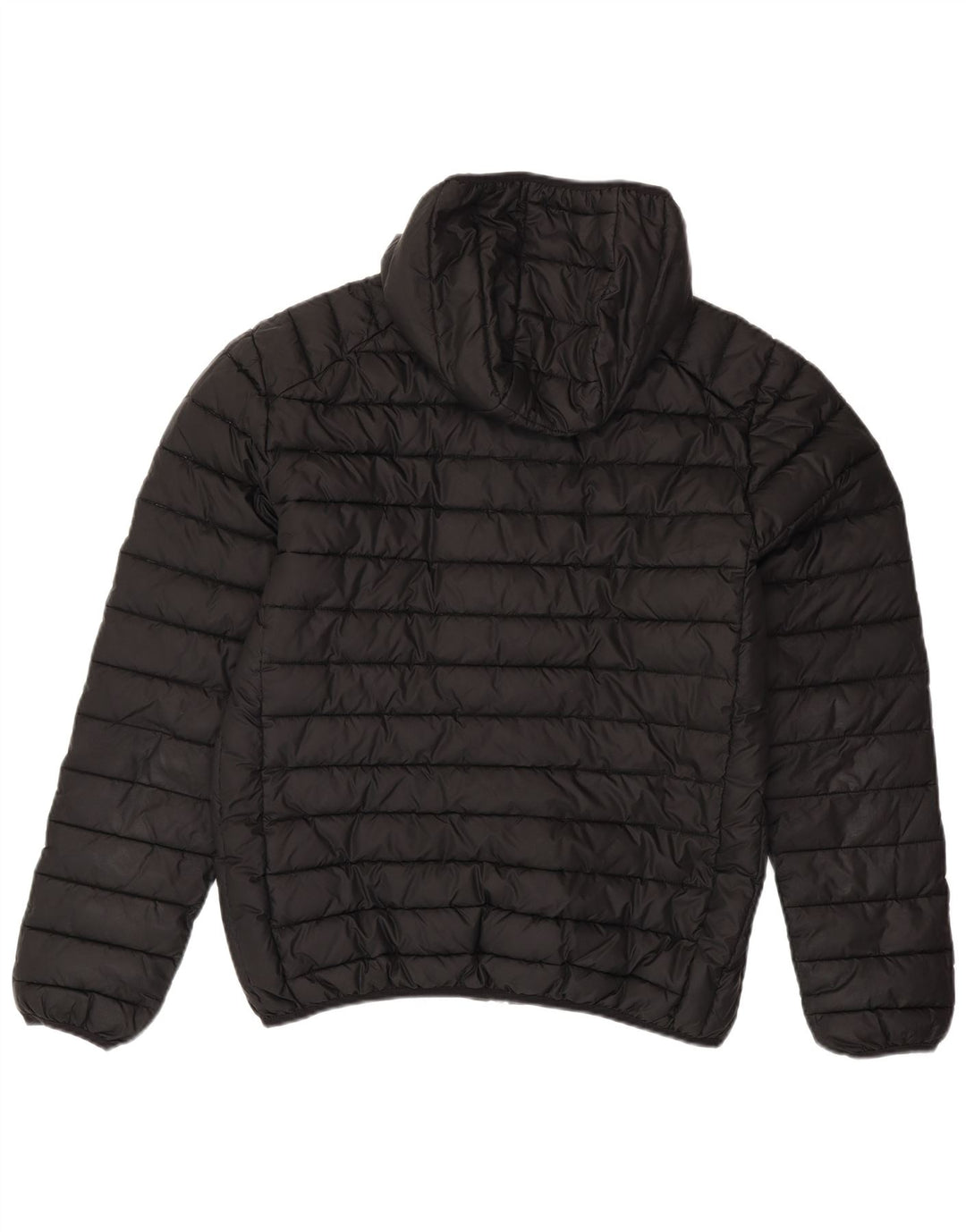 ELLESSE Wattierte Herrenjacke mit Kapuze, UK 40, Größe L, Schwarz, Polyester