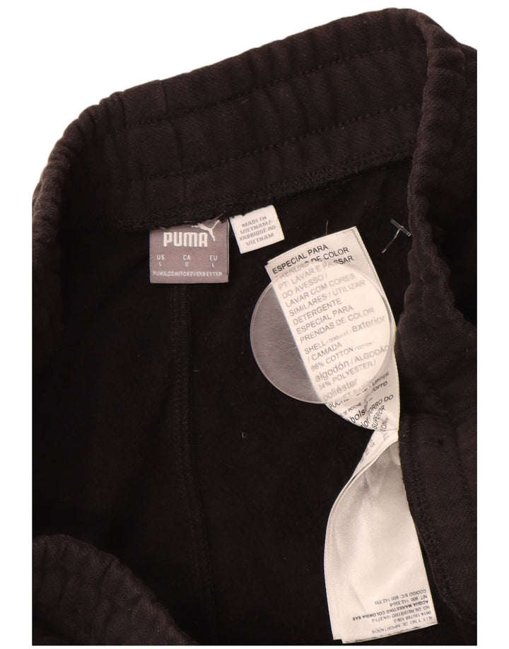 PUMA Herren-Trainingshose, Jogginghose, Größe L, Schwarz, Baumwolle