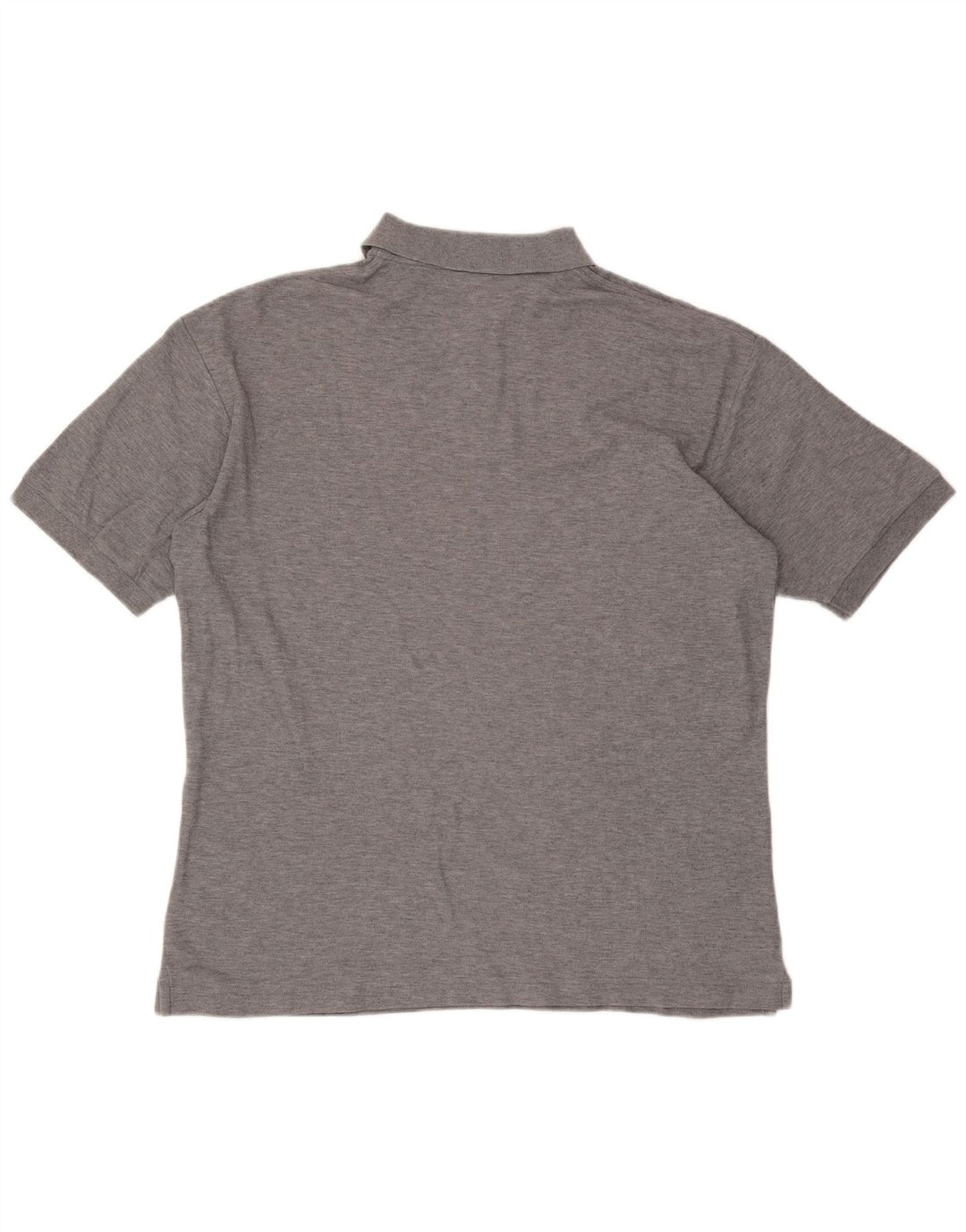 Fila Herren-Poloshirt aus mittelgrau gesprenkelter Baumwolle