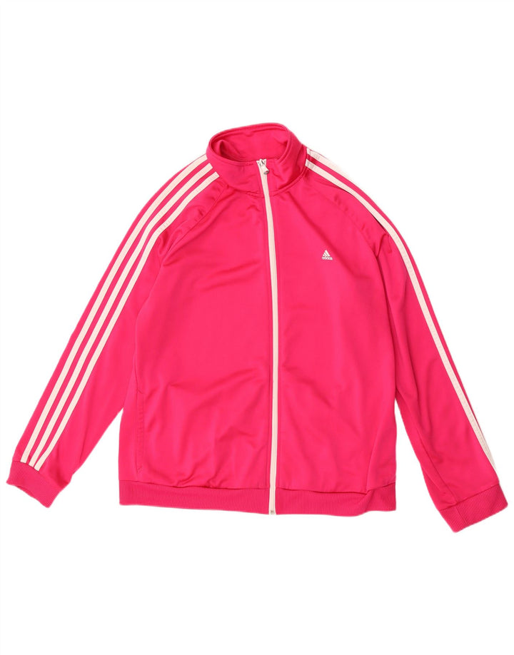 Adidas Damen Trainingsanzug Top Jacke UK 20/22 XL Rosa Polyester