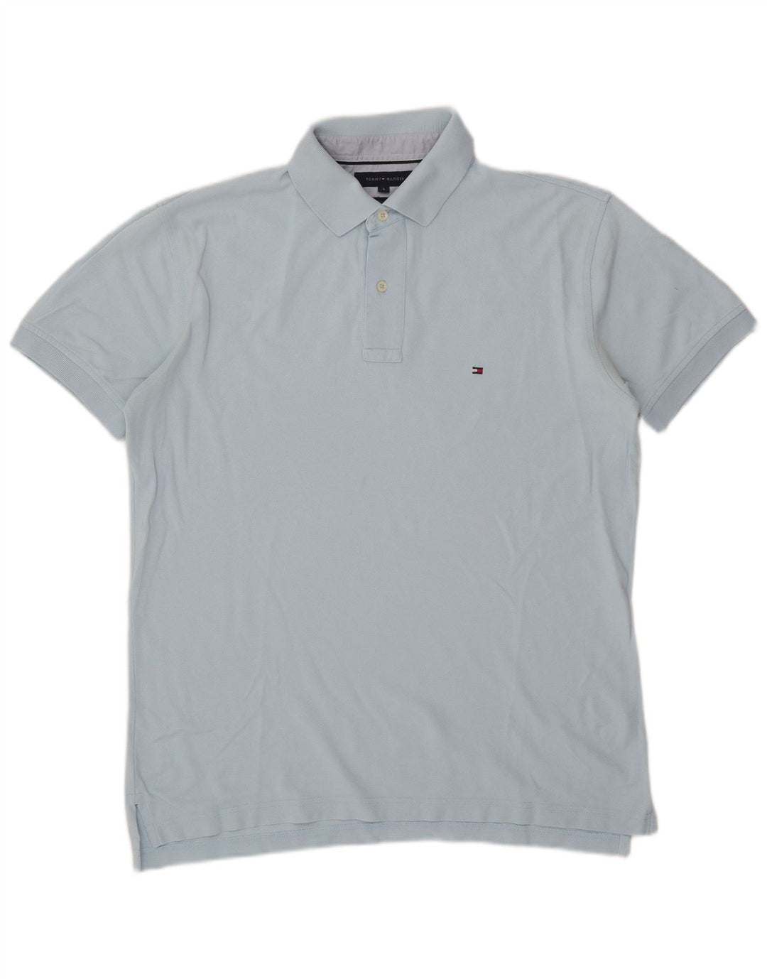 Tommy Hilfiger Herren-Poloshirt, Größe L, Blau
