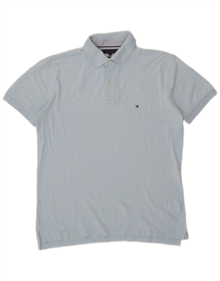 Tommy Hilfiger Herren-Poloshirt, Größe L, Blau