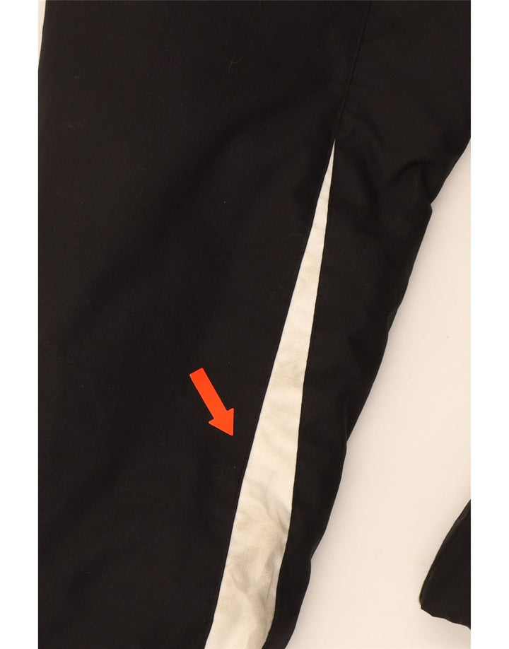 COLMAR Womens Hooded Windbreaker Jacket IT 50 2XL Black Colourblock Vintage Colmar and Second-Hand Colmar from Messina Hembry 