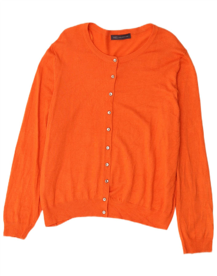 Marks & Spencer Damen Strickjacke UK 18 XL Orange