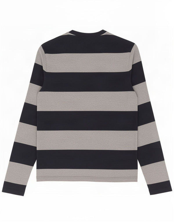 Jack Wills Herren-Oberteil, langärmelig, klein, marineblau, gestreift, Baumwolle