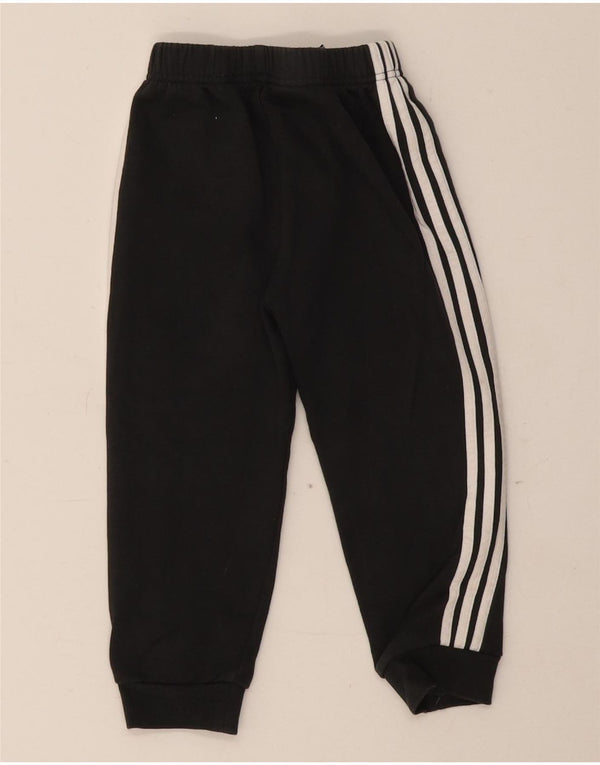 Adidas Jungen-Trainingshose, Jogginghose, 2–3 Jahre, schwarze Baumwolle