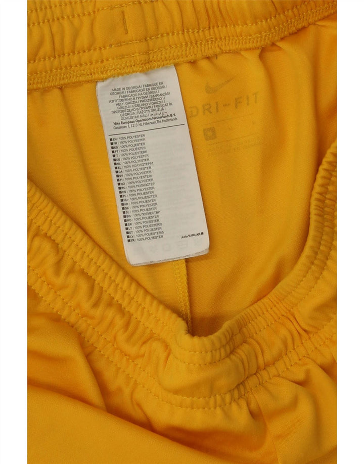 Nike Herren Dri Fit Sport Shorts Mittelgelbes Polyester