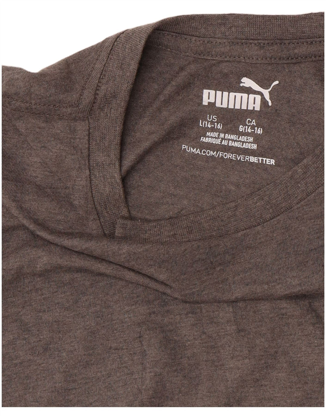 PUMA Jungen Graphic T-Shirt Top 14-15 Jahre Large Grau