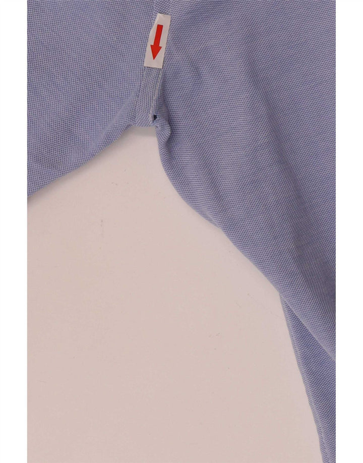 Ralph Lauren Herren-Hemd, klein, aus blauer Baumwolle