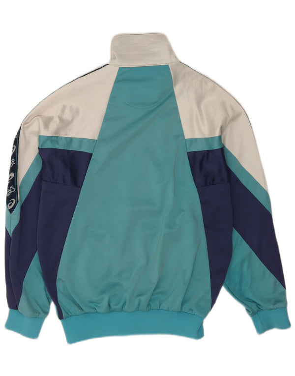 Asics Herren-Trainingsanzug mit grafischem Oberteil, IT-Größe 44, XS, mehrfarbig, Farbblock