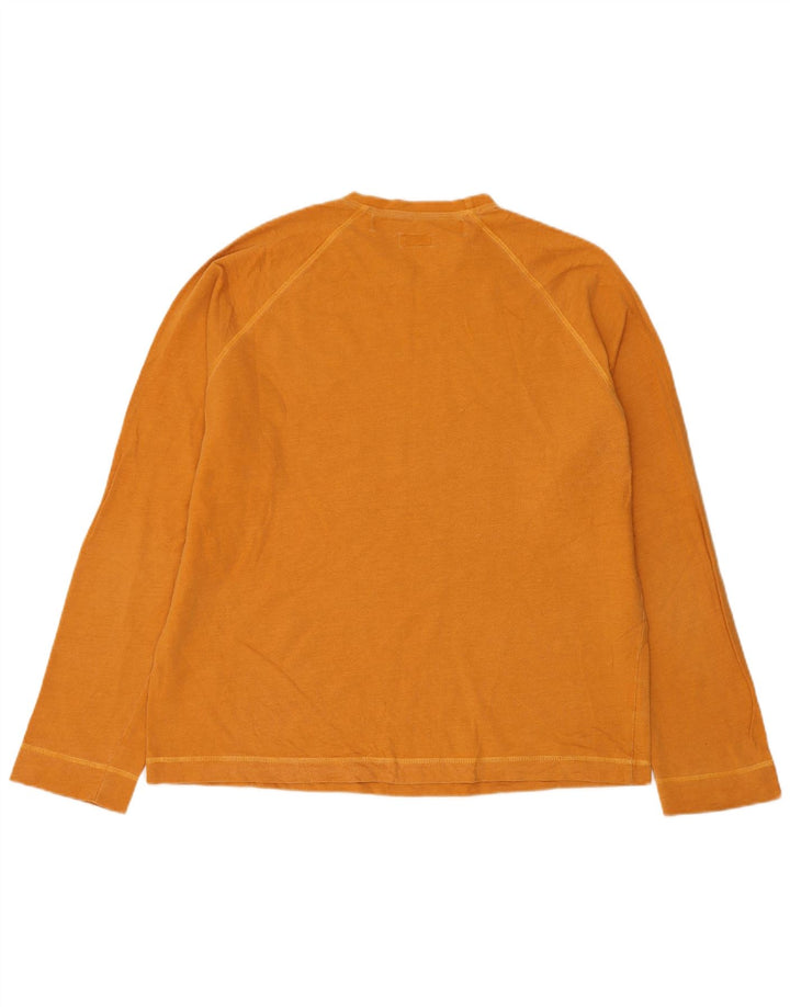 STEFANEL Herren Sweatshirt Pullover XL Orange Baumwolle