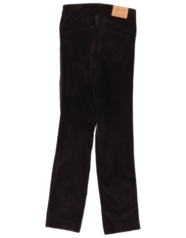 Carrera Damen 753 Gerade Cordhose W28 L33 Schwarz Baumwolle