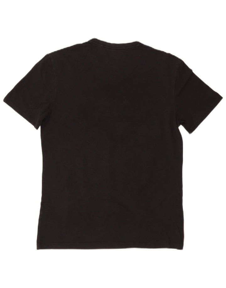 Guess Herren-T-Shirt mit Grafik, mittelgroß, Schwarz