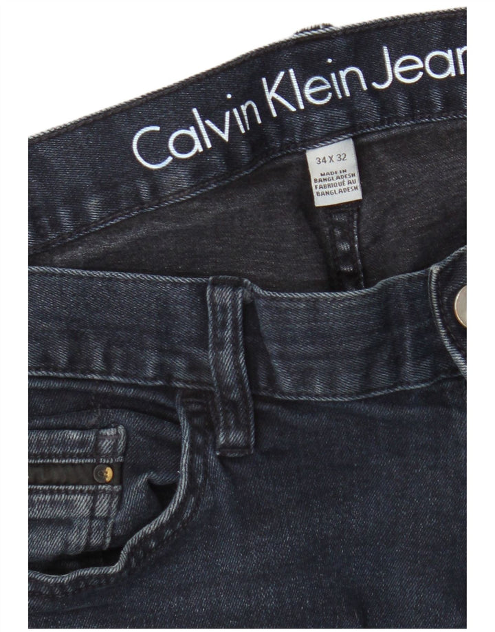 Calvin Klein Herren Slim Jeans W34 L32 Marineblau