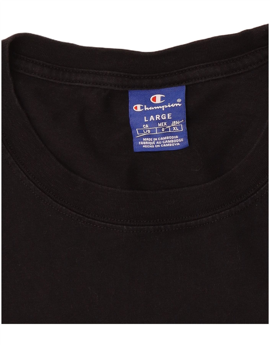 Champion Herren Graphic Top Langarm Large Schwarz