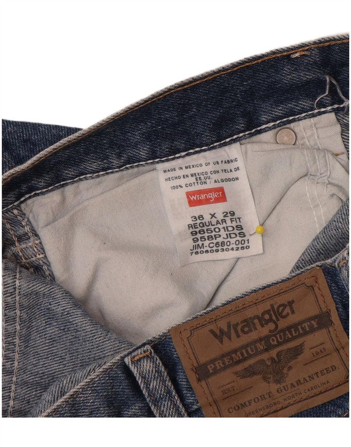 Wrangler Herren-Jeans mit normaler Passform, gerade Passform, W36, L29, Blau