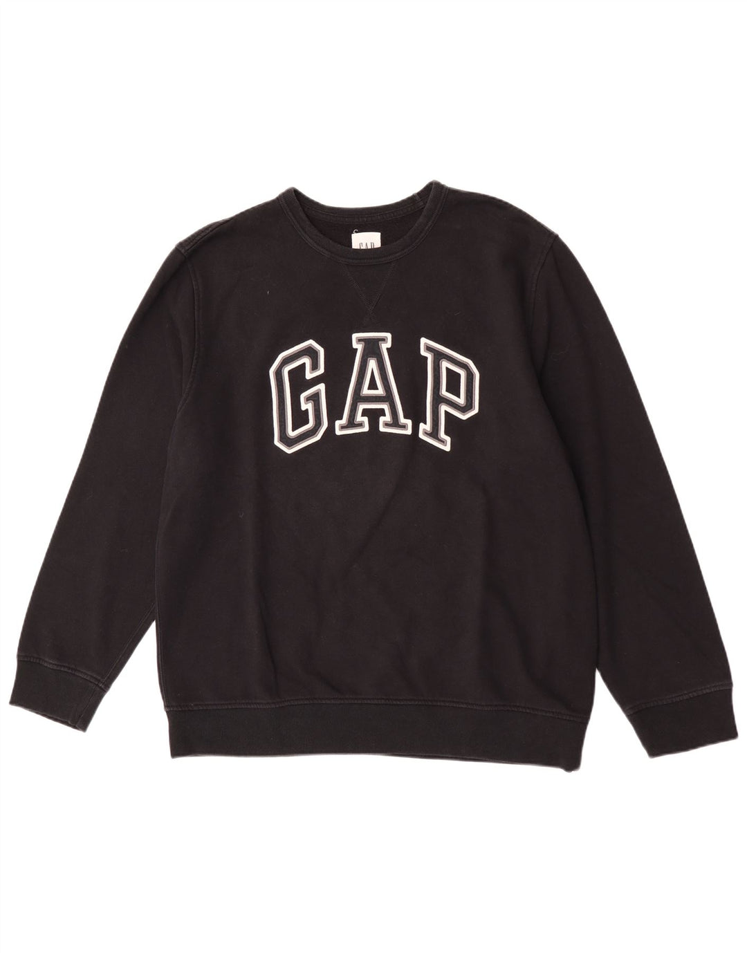 Gap Herren Grafik-Sweatshirt-Pullover XL aus schwarzer Baumwolle