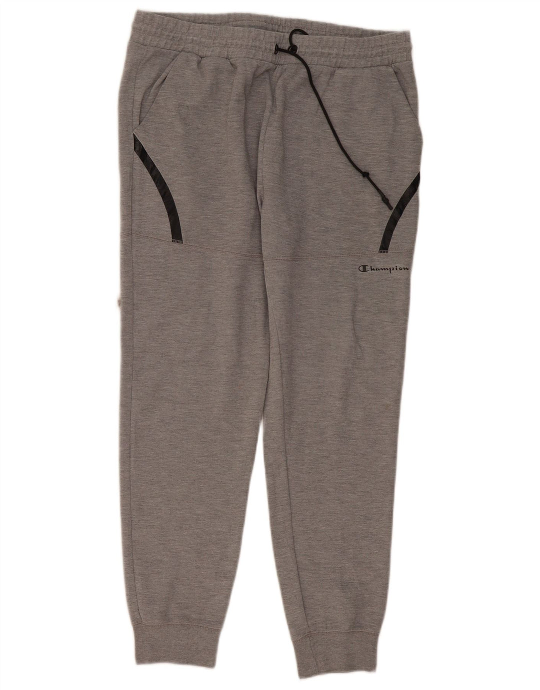 Champion Herren-Trainingshose, Jogginghose, groß, Grau, Farbblock
