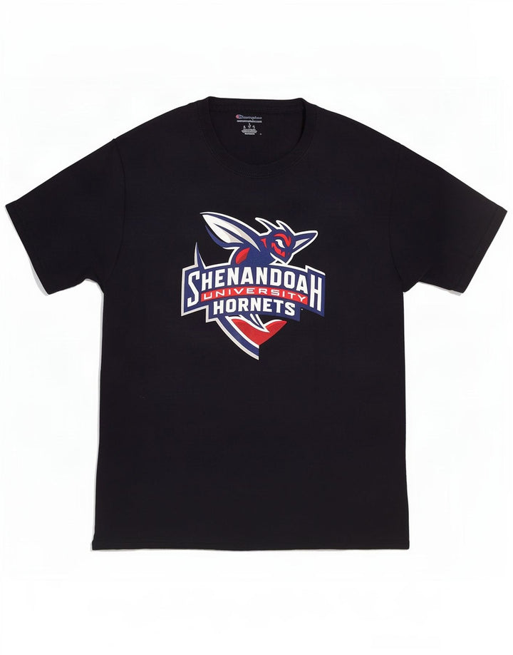 Champion Herren-T-Shirt mit Grafik, Größe L, Marineblau