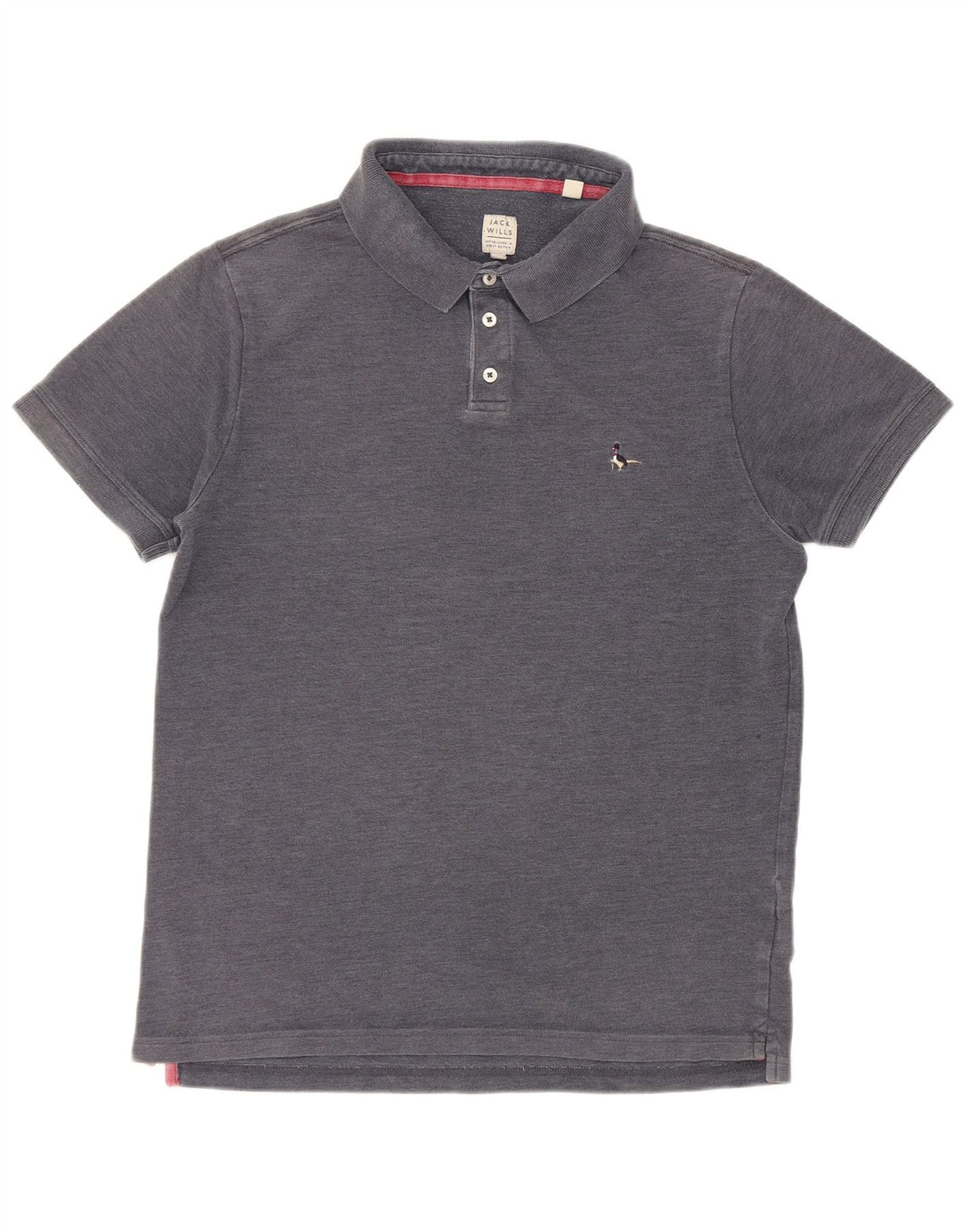 Jack Wills Herren-Poloshirt, große blaue Baumwolle