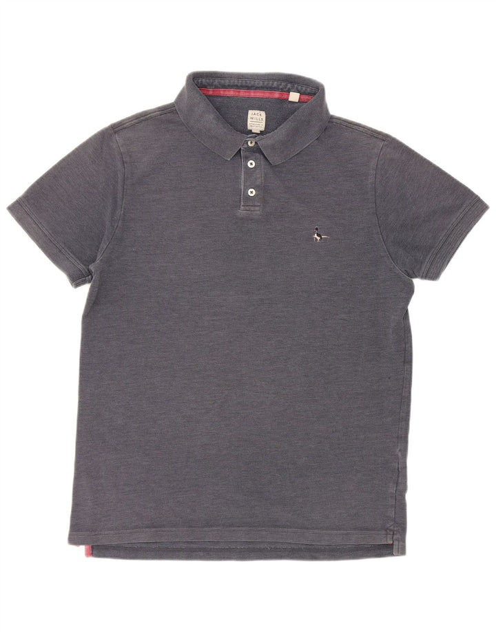 Jack Wills Herren-Poloshirt, große blaue Baumwolle