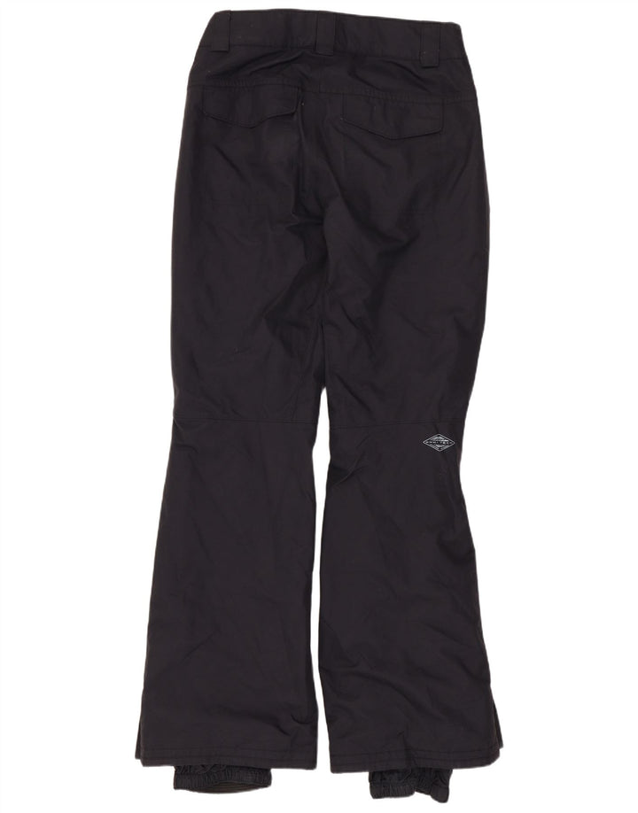 Columbia Damen Skihose UK 10 Small Schwarz Nylon