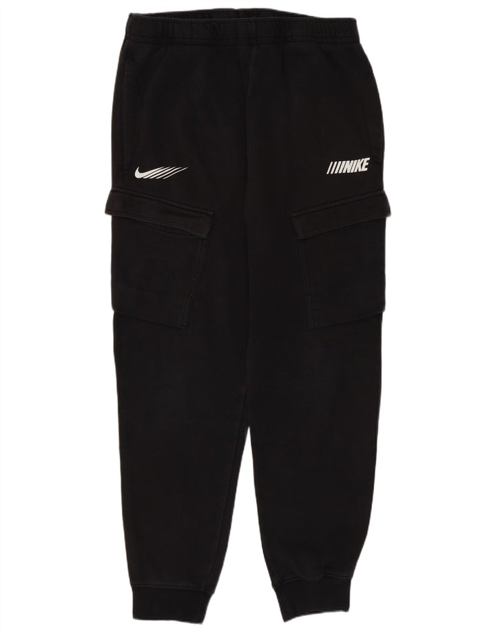 Nike Herren Graphic Cargo-Trainingshose, Jogginghose, mittelschwarz, Baumwolle