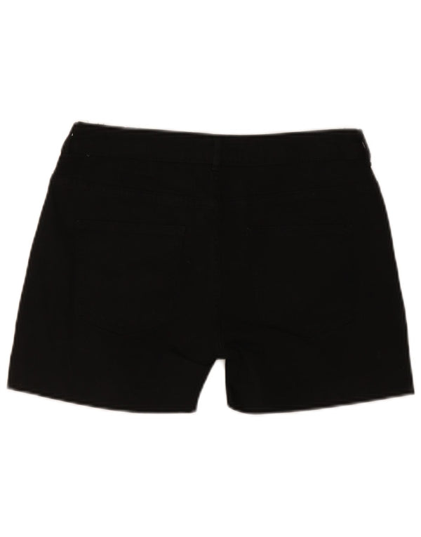 Fat Face Damen Jeansshorts UK 10 Small W27 Schwarz