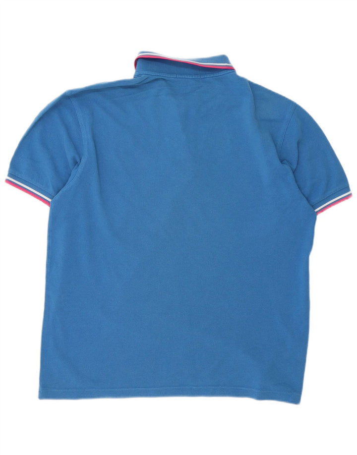 Fred Perry Herren-Poloshirt, große blaue Baumwolle