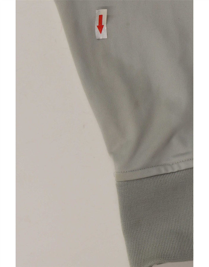 Kappa Herren-Trainingsanzug-Topjacke, großes graues Polyester