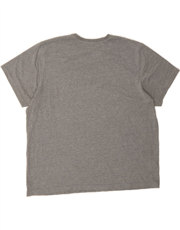 EDDIE BAUER Mens Graphic T-Shirt Top 2XL Grey Cotton Vintage Eddie Bauer and Second-Hand Eddie Bauer from Messina Hembry 