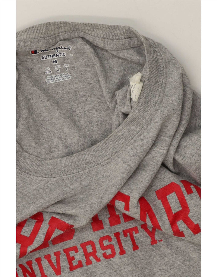 Champion Herren Grafik T-Shirt Top Mittelgrau Sport