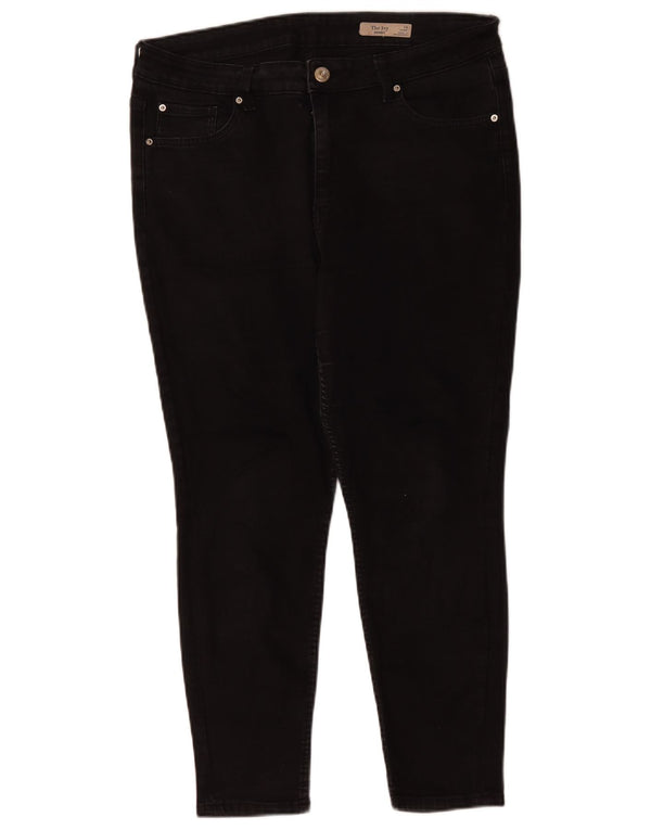 Marks & Spencer Damen The Ivy Skinny Jeans UK 16 Large W32 L26 Schwarz