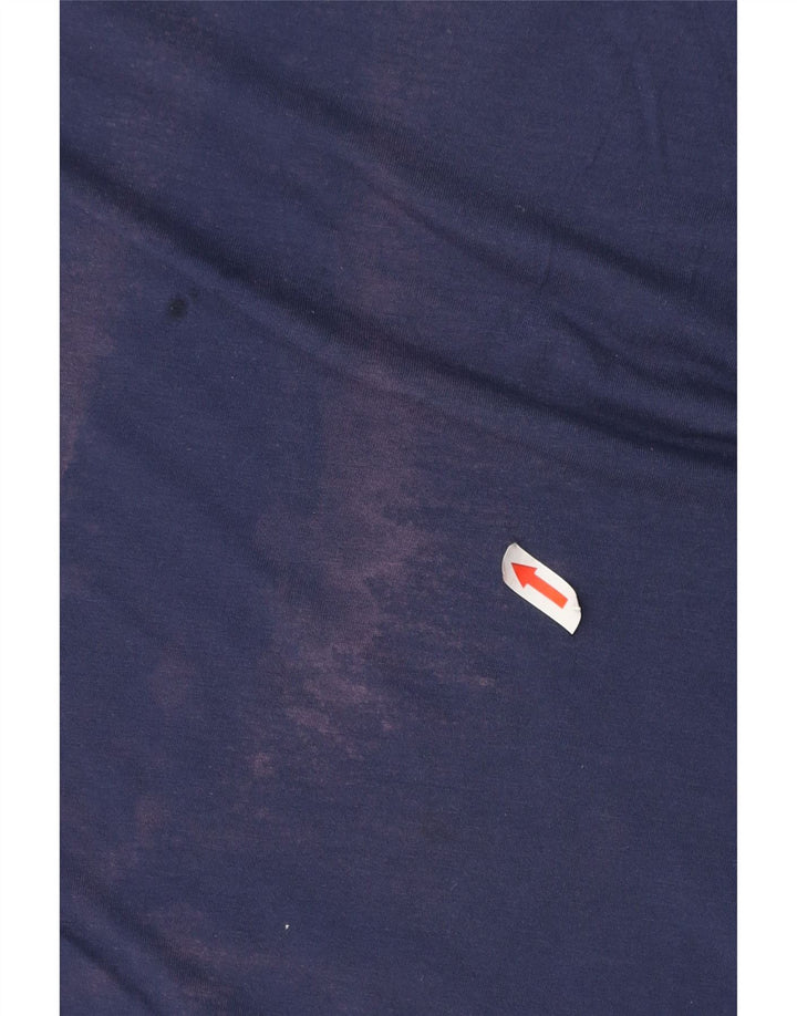 Kappa Herren Grafik-Weste-Top, groß, marineblau, Baumwolle