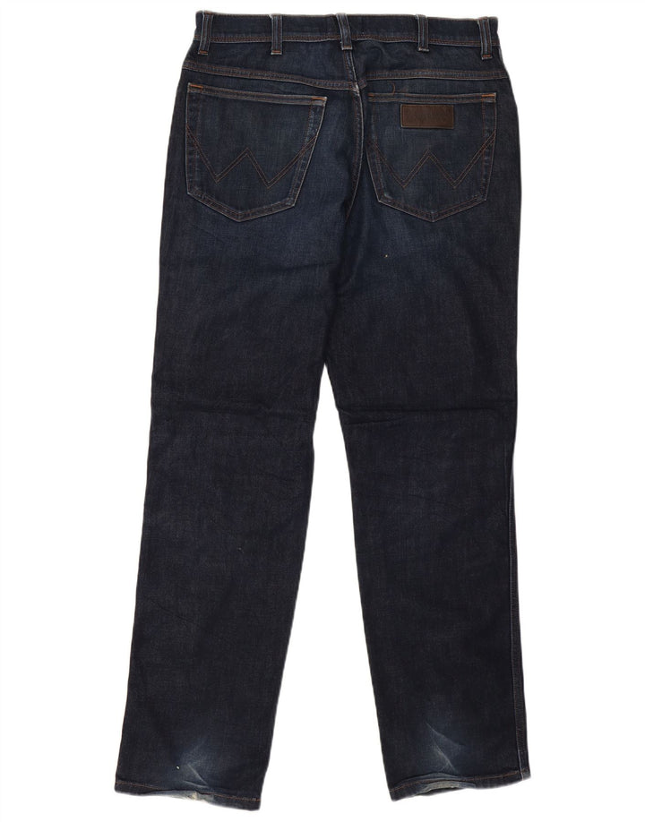 Wrangler Herren Texas Slim Jeans W32 L32 Blaue Baumwolle