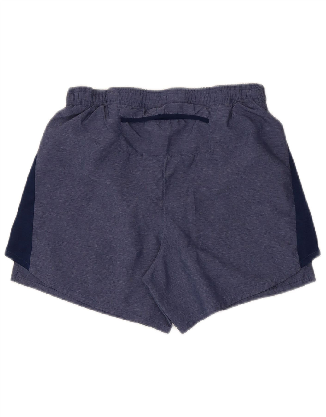 Nike Herren-Dri-Fit-Sportshorts, klein, blaues Farbblock-Polyester