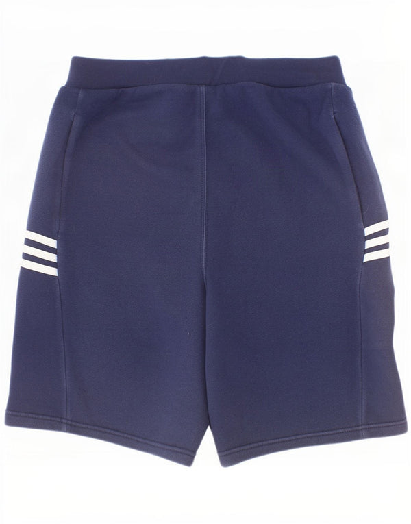 Adidas Sportshorts für Jungen, 13–14 Jahre, marineblaue Baumwolle