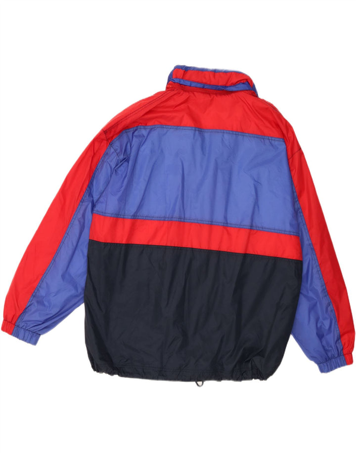 Marcel Clair Herren-Regenjacke mit Kapuze, EU 56, 3XL, Marineblau, Farbblock