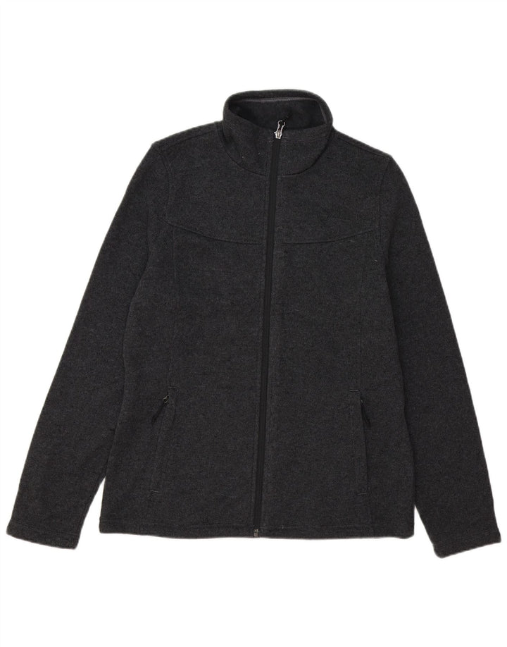 THE NORTH FACE Womens Tracksuit Top Jacket UK 16 Large Grey Polyester