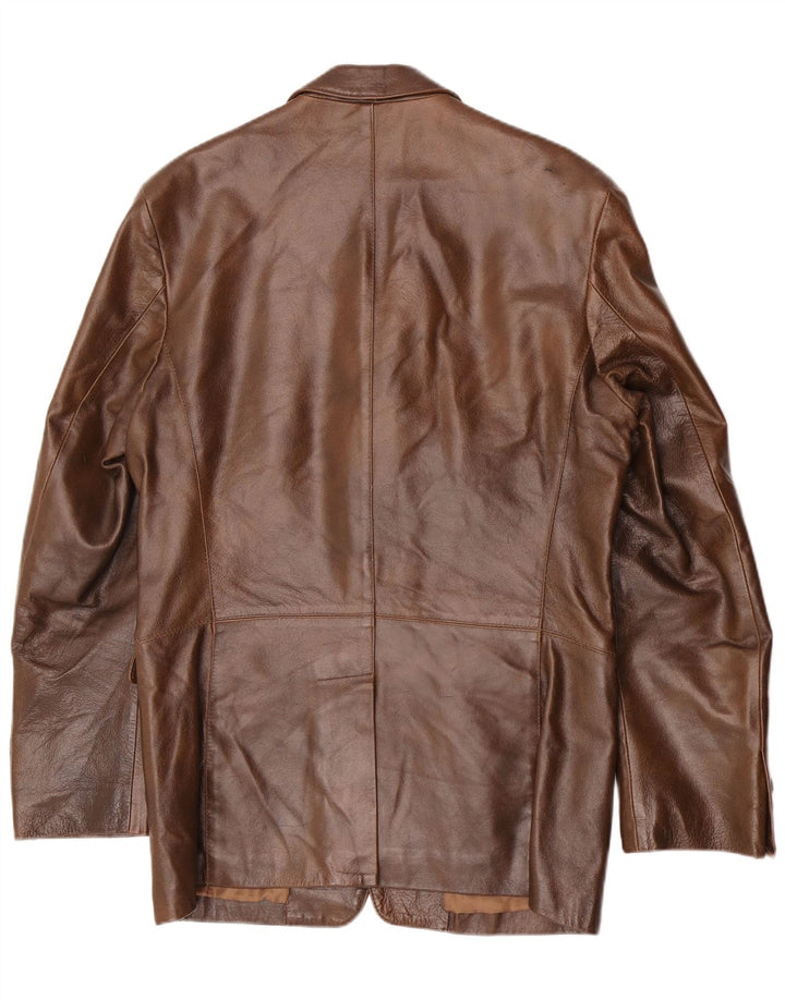 Vintage Herren Lederjacke UK 36 Small Brown Classic