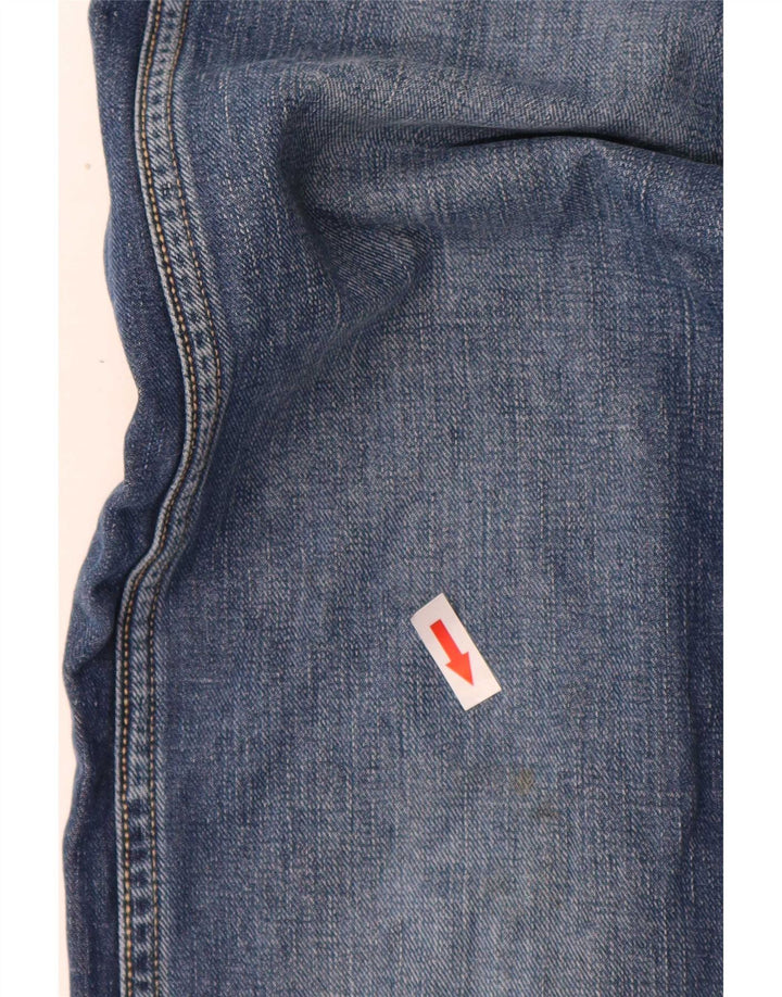 Wrangler Herren 4 RRB Slim Jeans W34 L34 Blaue Baumwolle