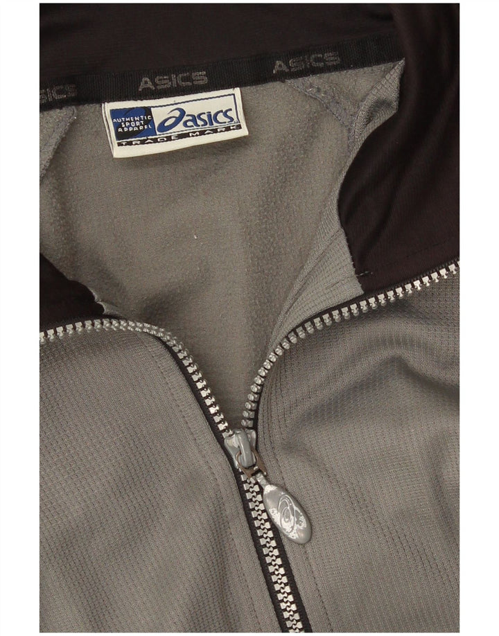 Asics Herren-Trainingsanzug-Top-Jacke Mittelgrau
