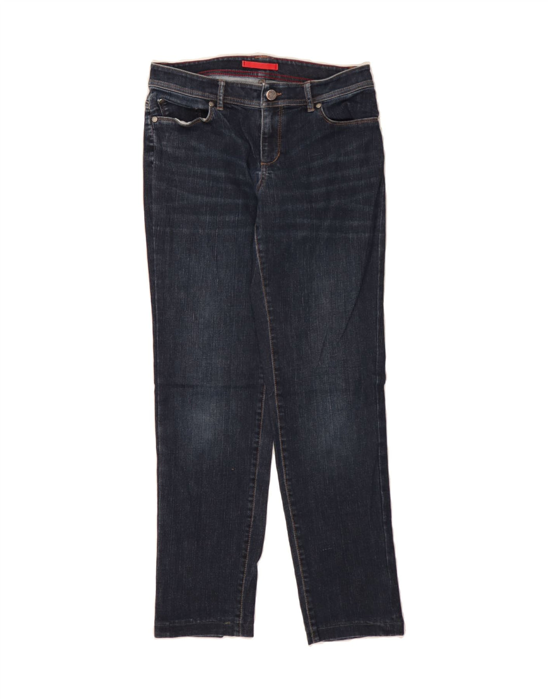 L.L.BEAN Womens Straight Jeans US 8 Medium W28 L29 Navy Blue Cotton Vintage L.L.Bean and Second-Hand L.L.Bean from Messina Hembry 