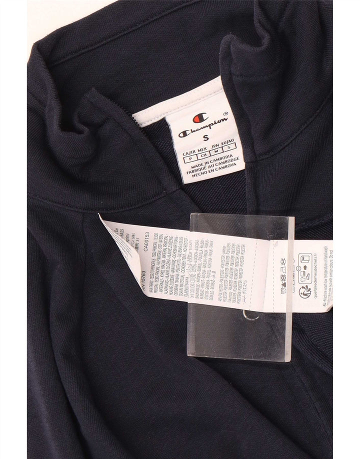 Champion Damen-Trainingsanzugoberteil, UK-Größe 10, Größe S, Marineblau, Baumwolle