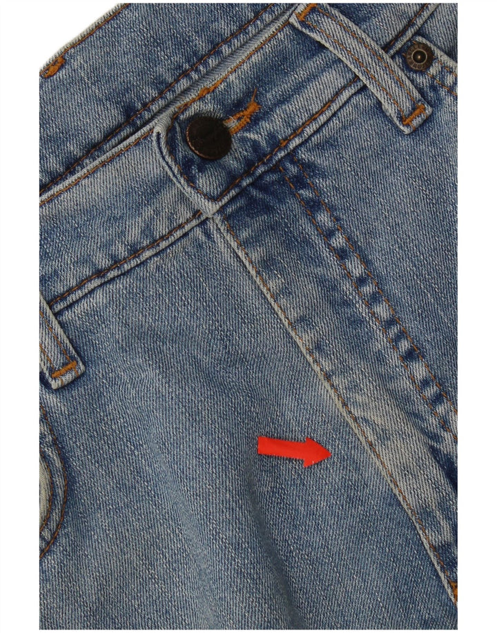 Wrangler Herren Texas Stretch Straight Jeans W32 L29 Blaue Baumwolle
